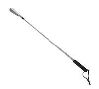 Calzadores de Zapatos De Acero Inoxidable Mango Largo Cuerno Telescópico Calzado para Ayudar Levanta de Calzado Personas Mayores Mujer Embarazada y Mover Persona incómoda Herramienta