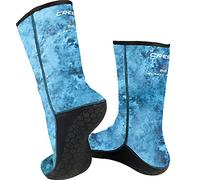 Cressi Hunter Socks Escarpines de Neopreno de 3 mm para Actividades acuáticas, Unisex-Adult, Camuflaje Azul, L