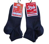 calze college - 12/6/3 pares de calcetines de hilo de Escocia para niño, zapatillas, calcetines cortos para niño/niña, calcetines cortos por encima del tobillo, ideales para zapatos de niño bajos