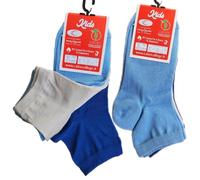 Calze College - 3/6/12 Pares de Calcetines de Hilo de Escocia para Niño, Cortos por Encima del Tobillo, Ideales para Zapatos Bajos