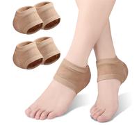 Calzini idratanti del tallone 2 paia calzini a tallone foderato a gel morbido per calze di riparazione del tallone rozzo a secco roudo di riparazione