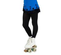 CALZITALY Mallas de Patinaje Niña, Medias de Patinaje Artístico, Medias Opacas Chica, 80 DEN, Roller, Hielo, Hecho en Italia, Negro , 4-6 años