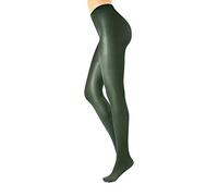 CALZITALY Medias Brillantes, Pantis Invernales, Medias Opacas | Negro, Verde, Mystic Green, Bordeaux, Azul | S, M, L, XL | 70 DEN | Made in Italy (L, Verde)