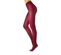 CALZITALY Medias Brillantes, Pantis Invernales, Medias Opacas | Negro, Verde, Mystic Green, Bordeaux, Azul | S, M, L, XL | 70 DEN | Made in Italy (L, Bordeaux)