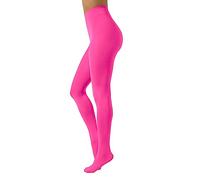 CALZITALY Medias De Invierno | Pantys Tupidos De Colores | 80 Den | S, M, L, XL, XXL, 3XL,4XL | Calcetería Italiana (3XL, Fuxia)