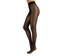 CALZITALY Medias Transparentes, Pantis Brillantes, Medias de Mujer 40 DEN, Negro, Lila, Azúl | MADE IN ITALY (XL, Negro)
