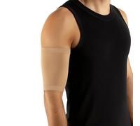 CALZITALY Protector Picc Brazo, Protector Sensor Glucosa, Cubre Picc, Potector Cateter Picc Medidor de Glucosa, PICC, MADE IN ITALY (1 Pieza Natural, 2)