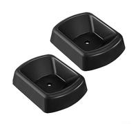 Calzo de rueda de gato, 2 piezas de goma resistente para ruedas de remolque, tapón de muelle de 6 pulgadas para estabilidad y estacionamiento seguro (2 piezas)