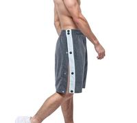 Calzonas Deporte Hombre - Pantalones Cortos para Hombre con Bolsillos Profundos Pantalones Cortos Holgados para Correr Entrenamiento Baloncesto (Gy2 XL)