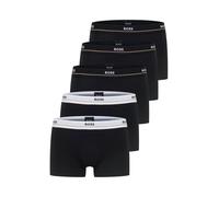 BOSS Calzoncillo boxer 'Essential' negro / blanco, Talla S