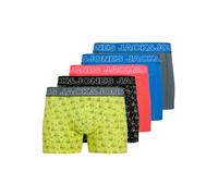 Calzoncillo boxer 'JACCapri Skull' Hombre JACK & JONES S azul claro / amarillo / gris / rojo claro / negro