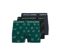 Calzoncillo boxer 'JACDENIM DOG' Hombre JACK & JONES S navy / verde oscuro / negro / blanco