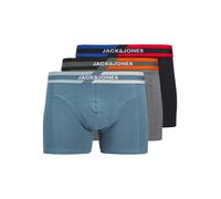Calzoncillo boxer 'JACSteve' Hombre JACK & JONES S azul / gris oscuro / rojo / negro