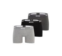Calzoncillo boxer 'Power' Hombre BOSS L gris / gris oscuro / negro