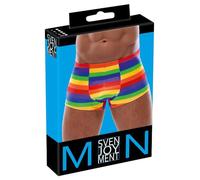 Calzoncillo y tanga eróticos de cuero y látex para hombre marca Nek Herren Pants Rainbow XL