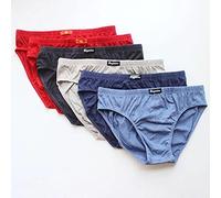 Calzoncillos 100% algodón para hombre, talla grande, ropa interior para hombre, 5XL/6XL, bragas transpirables, sólidas, sexy, cómodos pantalones cortos