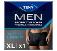 Calzoncillos absorbentes para hombre reutilizables TENA para hombre calzoncillos protectores XL negros para incontinencia ligera, se ven y se llevan como ropa interior normal Circunferencia de la