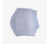Calzoncillos acolchados tipo bóxer para hombre, realzador de glúteos y caderas, 85% nailon, 15% elastano, M-2XL, color rojo, moldeadores de cuerpo (talla XL, azul claro)