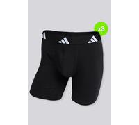 adidas Calzoncillos Tipo bóxer para Hombre (Paquete de 3), 000 Negro, M