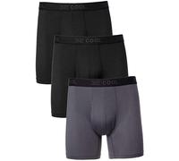 Calzoncillos b xer 32 DEGREES Cool para hombre, paquete de 3, tallas grandes 36-38, negro/carb n/negro