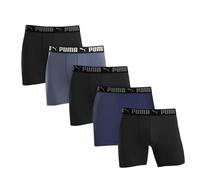 Calzoncillos b xer de microfibra Puma para hombre (paquete de 5) (talla grande, negro, gris y azul)