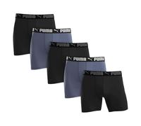 Calzoncillos b xer de microfibra PUMA para hombre (paquete de 5) (talla grande, negro y gris)