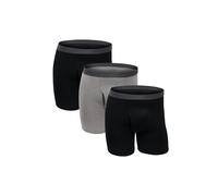 Calzoncillos b xer Fruit of the Loom para hombre, ropa interior de algod n premium sin etiqueta (tallas regulares y grandes, paquete de 3, negro/