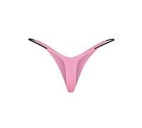 Calzoncillos Bikini Doble Capa, Tiro bajo, Efecto Tanga Sexy, lencería Sorpresa