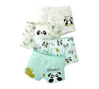 Calzoncillos Bóxer Algodón De Niños - Ropa Interior Pequeños Y Bebés Calzoncillos con Estampado De Dibujos Animados Pantalones Cortos Ropa Interior De Algodón Bañadores 4 Uds (Black 4-5 Years)