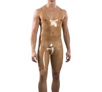 Calzoncillos Bóxer De Goma Transparentes Para Hombre, Fetiche De Látex, Con Cremallera En La Entrepierna,Transparent,3XL