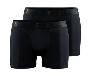 Calzoncillos bóxer funcionales para hombre Craft Core Dry 3" 2-pack Talla: XXL / Color: negro