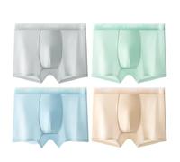 Calzoncillos Boxer Niño 12 Años - Ropa Interior De Verano Pantalones Cortos Ligeros Y Transpirables para El Crecimiento Y Desarrollo De Adolescentes Ajuste Cómodo (Sky Blue2 13-14 Years)