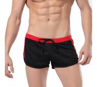 Calzoncillos bóxer para hombre, calzoncillos tipo bóxer para hombre, ropa interior de moda para hombre, ropa interior de iones negativos, para la salud, deportes, comodidad, ropa interior, Negro , S