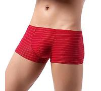 Calzoncillos bóxer para hombre Cintura Ropa interior baja para hombre Calzoncillos Moda Color Ropa interior cómoda para hombre