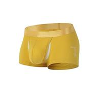 Calzoncillos bóxer para Hombre con separación de de ángulo de Cintura Media cómodos y con Personalidad a la Moda de Verano Cintura
