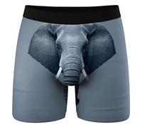 Calzoncillos bóxer para hombre de algodón, ropa interior divertida, con impresión 3D, calzoncillos sexi, hipster, transpirables, suaves, sin rasguños, pantalones cortos de bolsillo, ropa interior