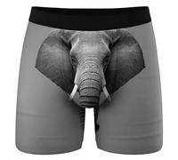 Calzoncillos bóxer para hombre de algodón, ropa interior divertida, con impresión 3D, calzoncillos sexi, hipster, transpirables, suaves, sin rasguños, pantalones cortos de bolsillo, ropa interior