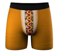 Calzoncillos bóxer para hombre de algodón, ropa interior divertida, con impresión 3D, calzoncillos sexi, hipster, transpirables, suaves, sin rasguños, pantalones cortos de bolsillo, ropa interior