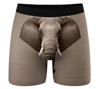 Calzoncillos bóxer para hombre de algodón, ropa interior divertida, con impresión 3D, calzoncillos sexi, hipster, transpirables, suaves, sin rasguños, pantalones cortos de bolsillo, ropa interior