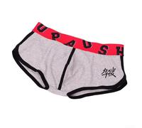 Calzoncillos bóxer para hombre de algodón transpirable Sport M-3XL (gris M)