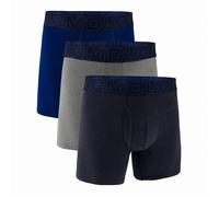 Men's Under Armour Performance Cotton 6" 3 Pack Solid Boxer Briefs