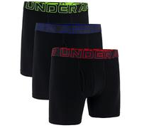 Calzoncillos bóxer para hombre Under Armour M UA Perf Cotton 6in Talla: L / Color: negro/rojo