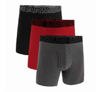 Under Armour Bóxers Performance Cotton para hombre, Algodón 15 cm de pierna, Pack de 3, Transpirable