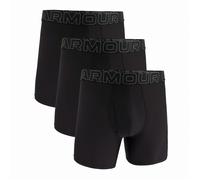 Under Armour Men's Performance Tech Mesh 6" 3 Pack Solid Boxer Briefs, Boxers de los Hombres, Black,