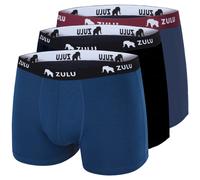 Calzoncillos bóxer para hombre Zulu Bambus 210 4in 3-pack Talla: M / Color: mix3