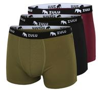 Calzoncillos bóxer para hombre Zulu Bambus 210 4in 3-pack Talla: S / Color: mix4