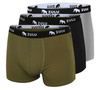 Calzoncillos bóxer para hombre Zulu Bambus 210 4in 3-pack Talla: XL / Color: mix5