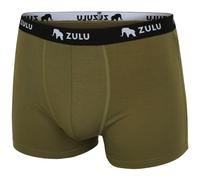 Calzoncillos bóxer para hombre Zulu Bambus 210 4in Talla: L / Color: verde