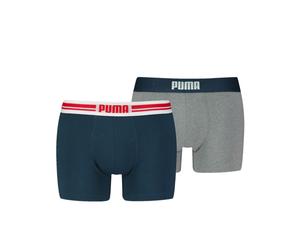 Calzoncillos bóxer PUMA Everyday para hombre (paquete de 2), Ropa, Azul, 3