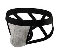 Calzoncillos bóxer ropa interior sexy, tanga sexy para hombres, ropa interior comestible para hombre, gris, XL